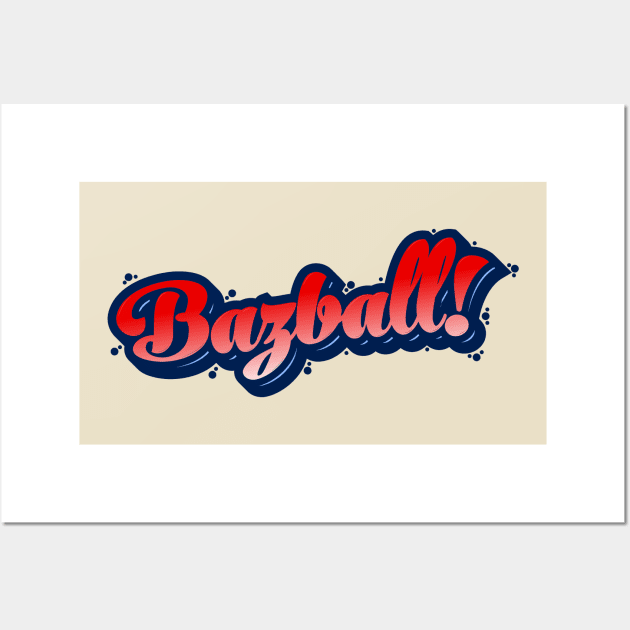 Bazball Cricket Wall Art by McNutt